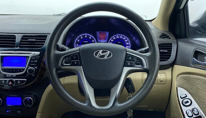 2013 Hyundai Verna FLUIDIC 1.6 SX VTVT, Petrol, Manual, 60,623 km, Steering Wheel Close Up