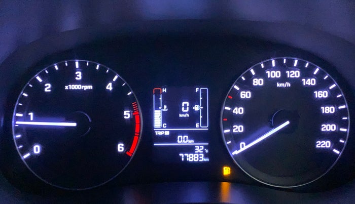 2015 Hyundai Creta SX 1.6 DIESEL, Diesel, Manual, 77,883 km, Odometer Image