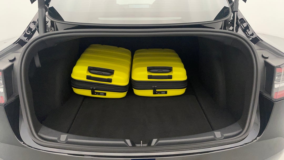 Boot Inside View with Luggage