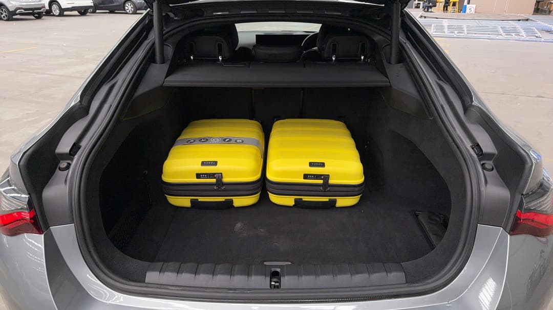 2023 BMW I4 Edrive35 Gran Coupe, Automatic, 33594 km, Boot Inside View with Luggage