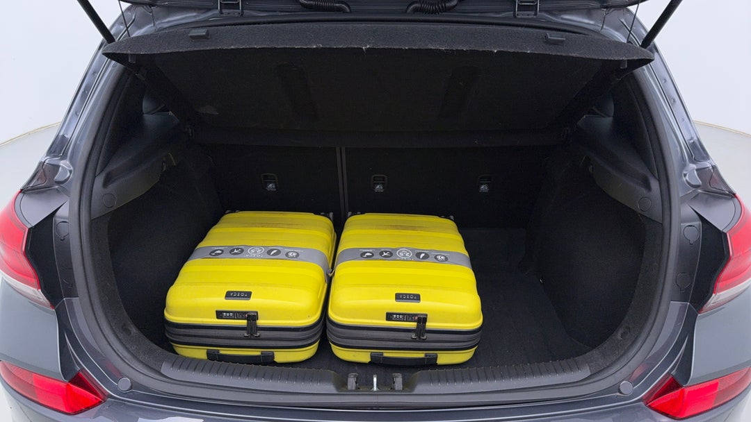 Boot Inside View with Luggage