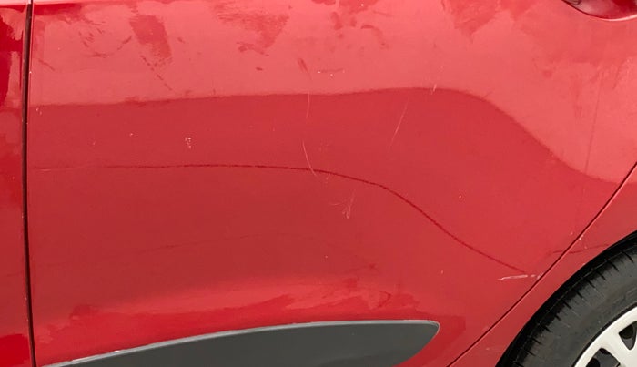 2017 Hyundai Grand i10 SPORTZ (O) 1.2 KAPPA VTVT, Petrol, Manual, 48,079 km, Rear left door - Minor scratches