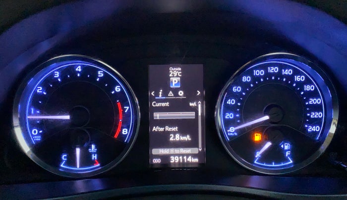2017 Toyota Corolla Altis VL AT, Petrol, Automatic, 39,476 km, Odometer Image