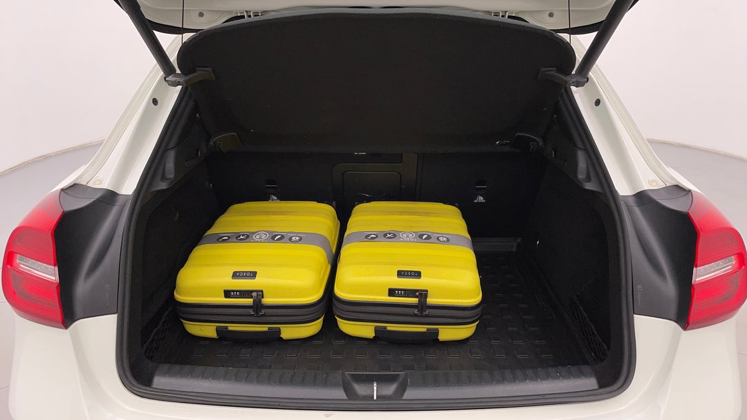 Boot Inside View with Luggage