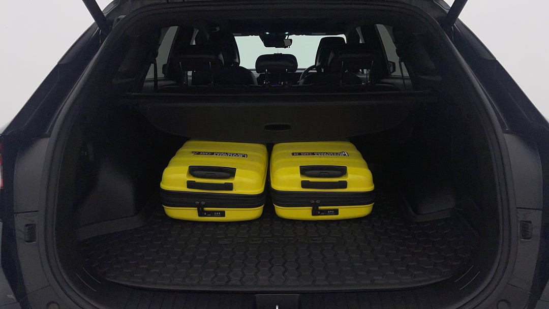 Boot Inside View with Luggage