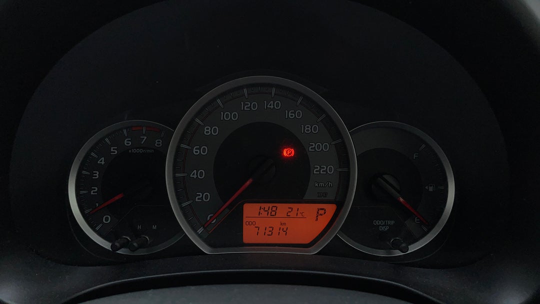 2016 Toyota Yaris Ascent, Automatic, 71314 km, Odometer View