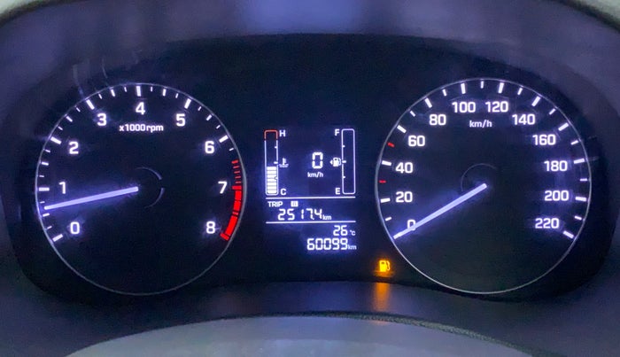 2015 Hyundai Creta 1.6 SX PLUS PETROL, Petrol, Manual, 60,253 km, Odometer Image