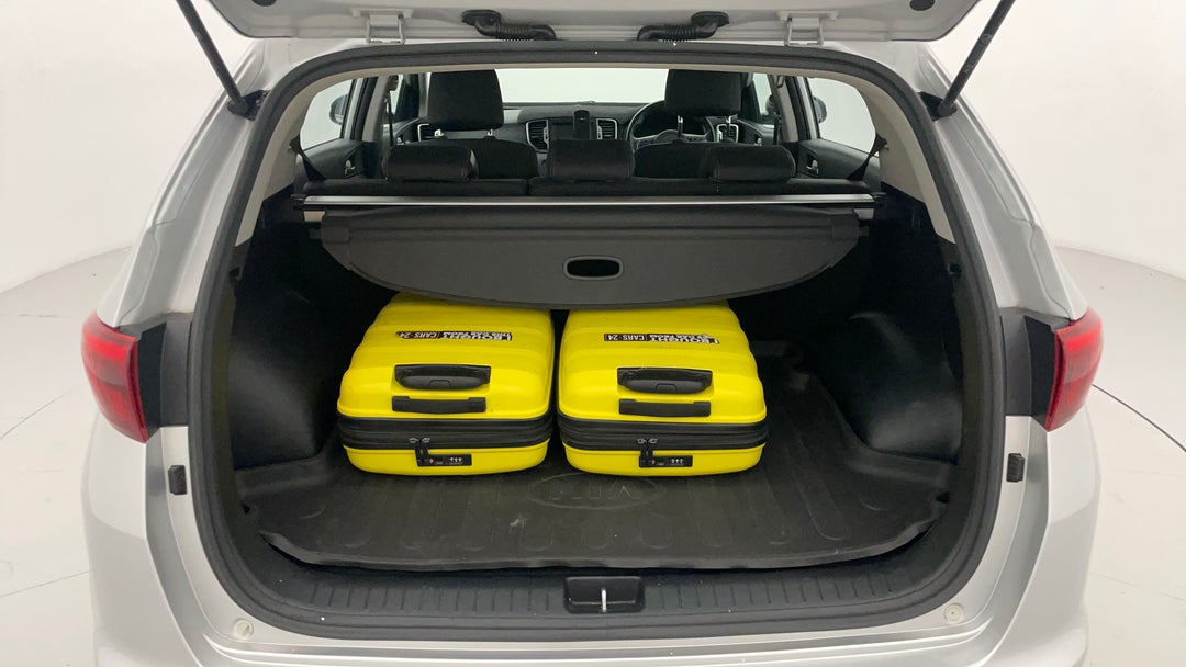 Boot Inside View with Luggage