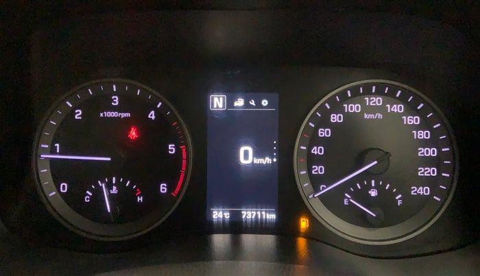 2018 Hyundai Tucson 2WD AT GLS DIESEL, Diesel, Automatic, 73,684 km, Odometer View
