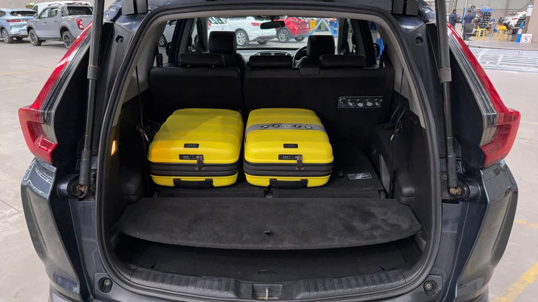 Boot Inside View with Luggage