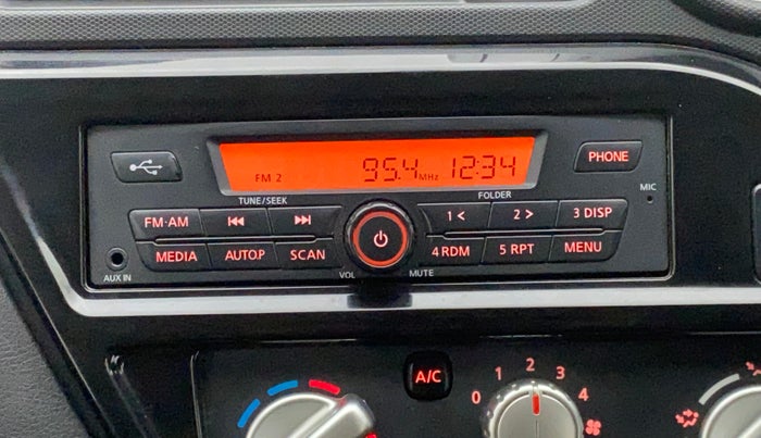 2018 Datsun Redi Go T (O), Petrol, Manual, 17,530 km, Infotainment System