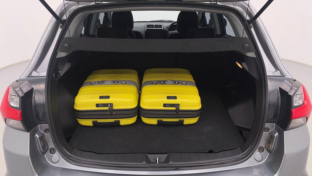 Boot Inside View with Luggage