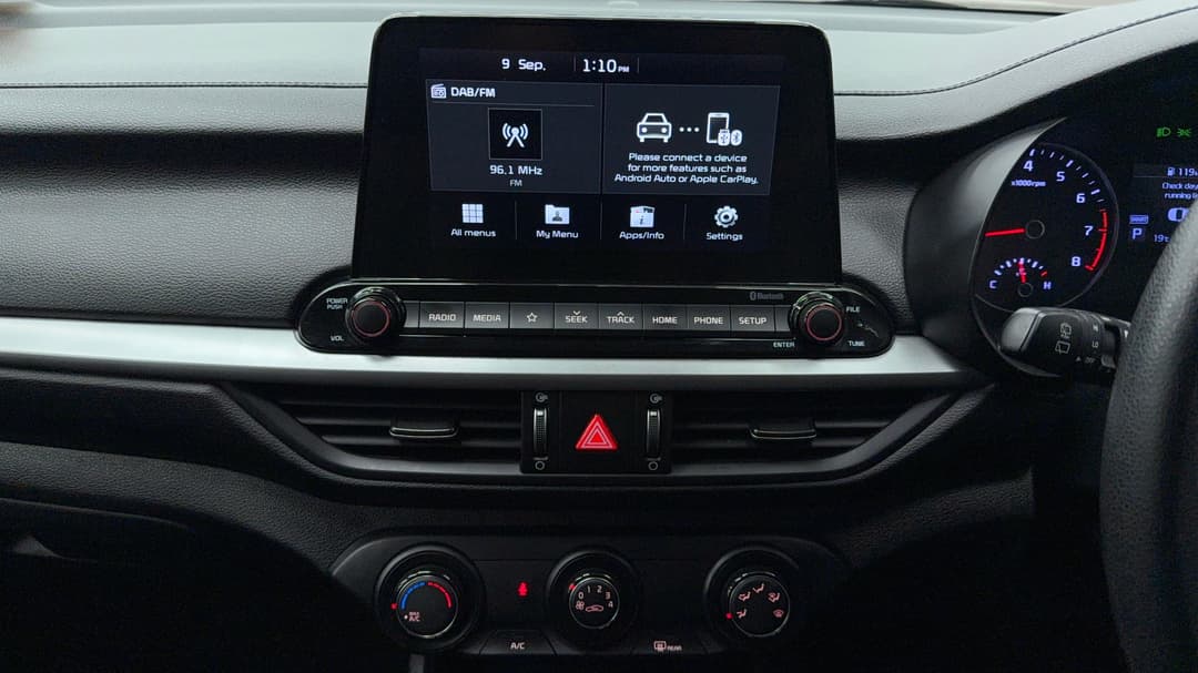 2019 Kia Cerato S, Automatic, 93187 km, Center Console