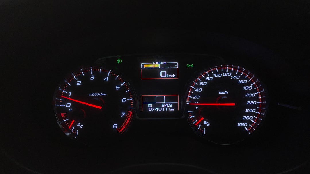 2017 Subaru WRX Premium (awd), Manual, 73569 km, Odometer View