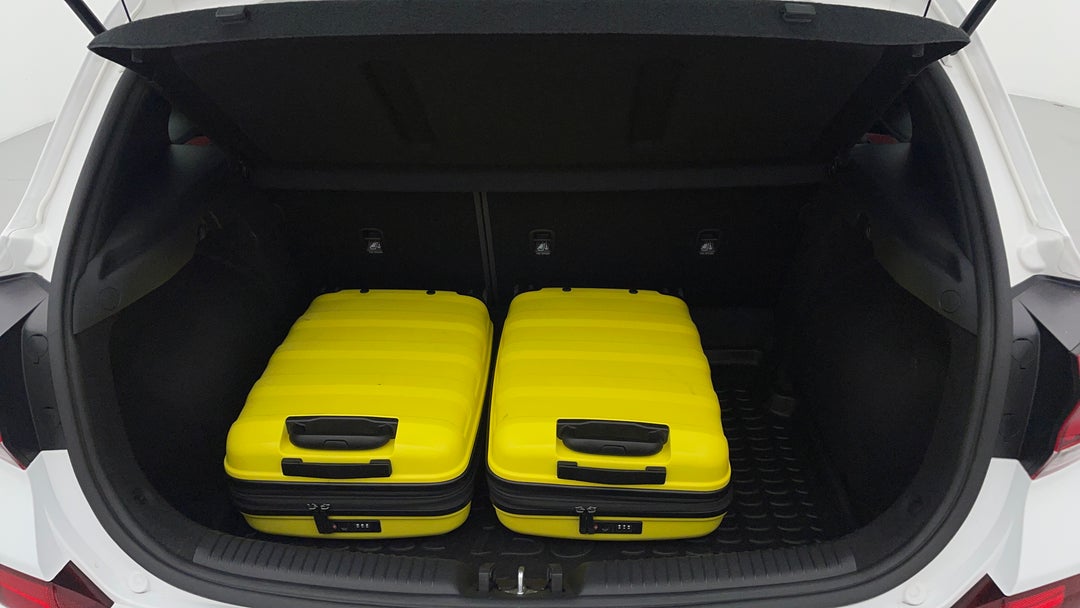 Boot Inside View with Luggage