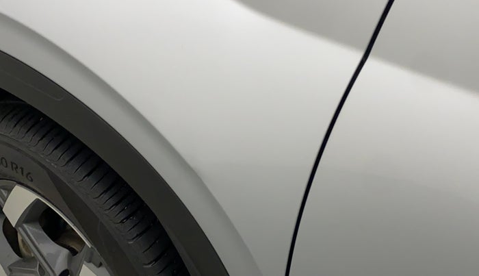 2021 Hyundai VENUE SX 1.0 (O) TURBO, Petrol, Manual, 10,109 km, Left fender - Slightly dented