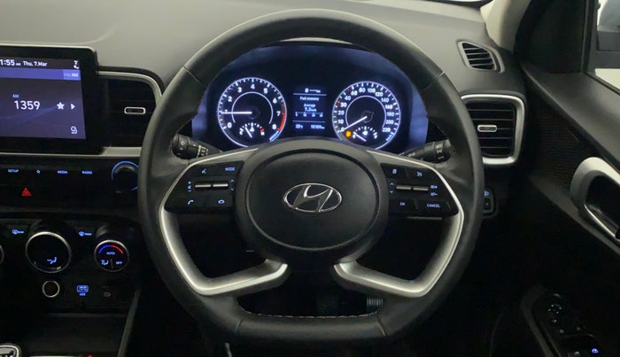 2021 Hyundai VENUE SX 1.0 (O) TURBO, Petrol, Manual, 10,109 km, Steering Wheel Close Up