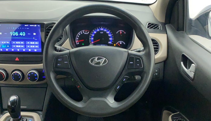 2016 Hyundai Xcent S AT 1.2, Petrol, Automatic, 1,22,432 km, Steering Wheel Close Up