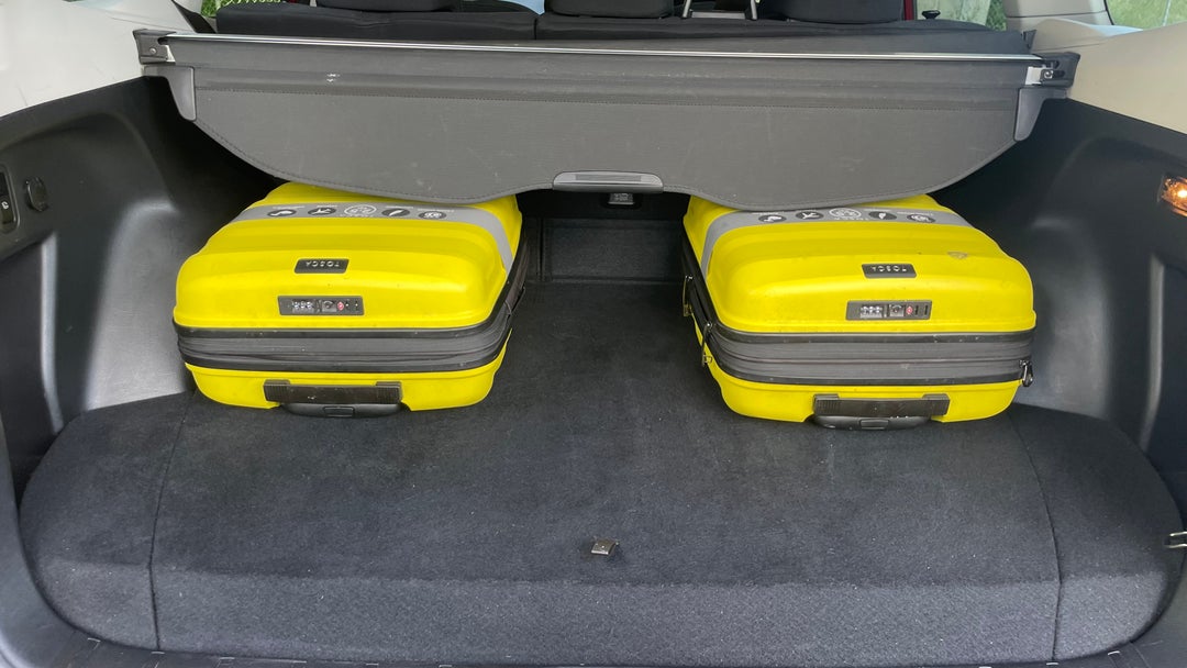 Boot Inside View with Luggage