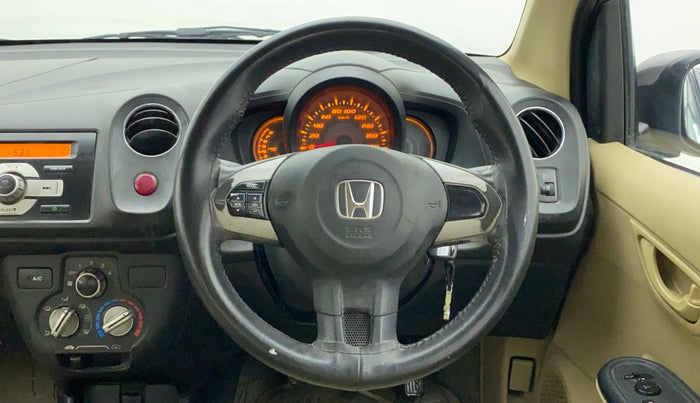 2014 Honda Amaze 1.2L I-VTEC SX, Petrol, Manual, 1,11,915 km, Steering Wheel Close Up