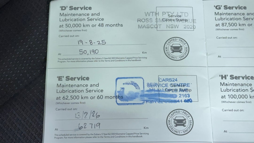 2023 Subaru Forester 2.5i (awd), Automatic, 62719 km, Service History