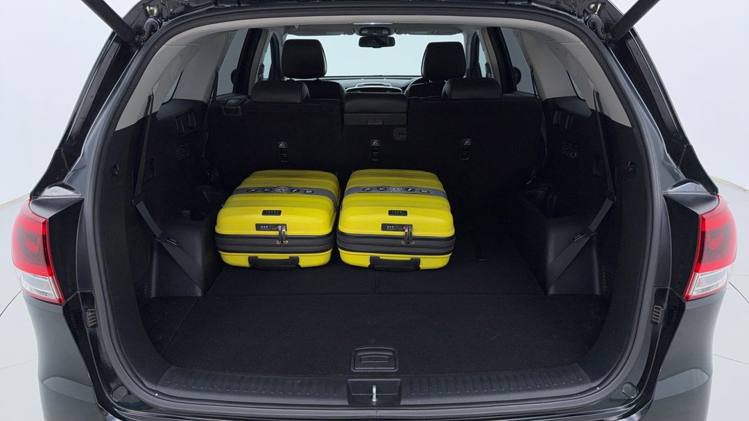 Boot Inside View with Luggage