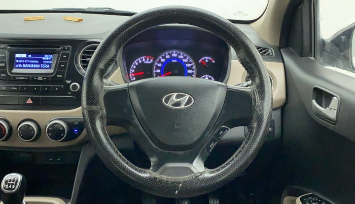 2014 Hyundai Grand i10 SPORTZ 1.2 KAPPA VTVT, Petrol, Manual, 79,740 km, Steering Wheel Close Up