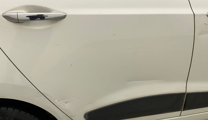 2014 Hyundai Grand i10 SPORTZ 1.2 KAPPA VTVT, Petrol, Manual, 79,740 km, Right rear door - Slightly dented