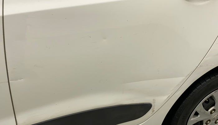 2014 Hyundai Grand i10 SPORTZ 1.2 KAPPA VTVT, Petrol, Manual, 79,740 km, Rear left door - Slightly dented