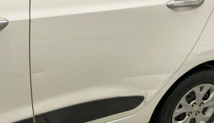 2014 Hyundai Grand i10 SPORTZ 1.2 KAPPA VTVT, Petrol, Manual, 79,740 km, Rear left door - Minor scratches
