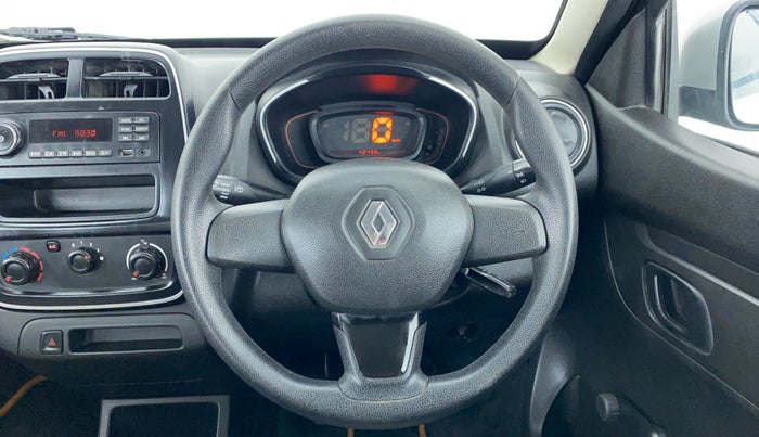 2018 Renault Kwid 1.0 RXL, Petrol, Manual, 42,786 km, Steering Wheel Close Up