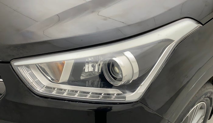 2017 Hyundai Creta SX PLUS AT 1.6 PETROL, Petrol, Automatic, 72,547 km, Left headlight - Minor scratches