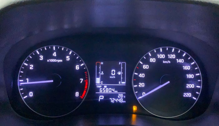 2017 Hyundai Creta SX PLUS AT 1.6 PETROL, Petrol, Automatic, 72,547 km, Odometer Image
