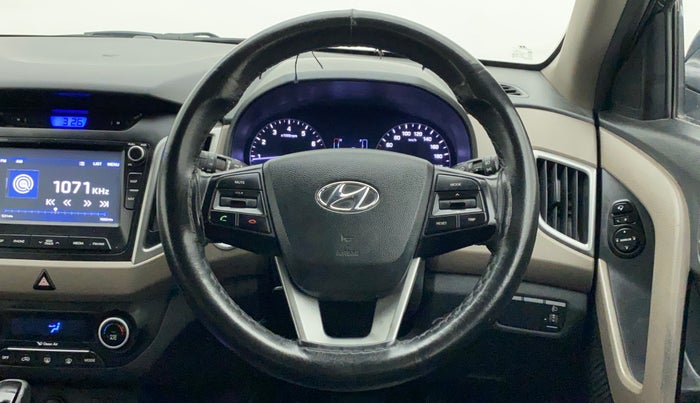 2017 Hyundai Creta SX PLUS AT 1.6 PETROL, Petrol, Automatic, 72,547 km, Steering Wheel Close Up