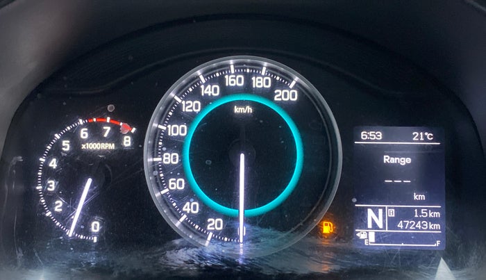 2019 Maruti IGNIS ZETA 1.2 K12 AMT, Petrol, Automatic, 47,406 km, Odometer Image