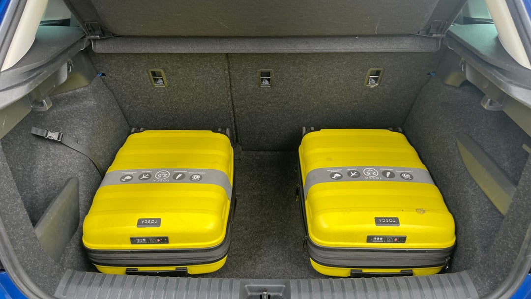 Boot Inside View with Luggage