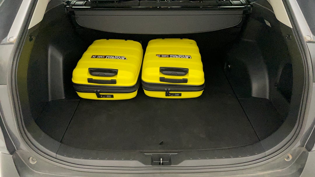 Boot Inside View with Luggage