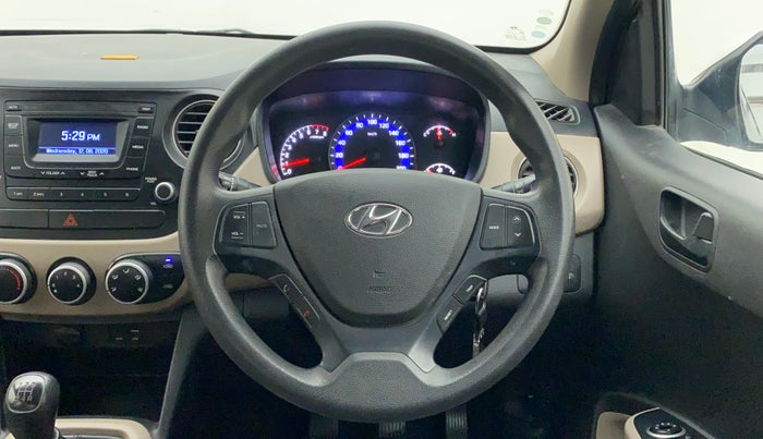 2018 Hyundai Xcent S 1.2, CNG, Manual, 94,803 km, Steering Wheel Close Up