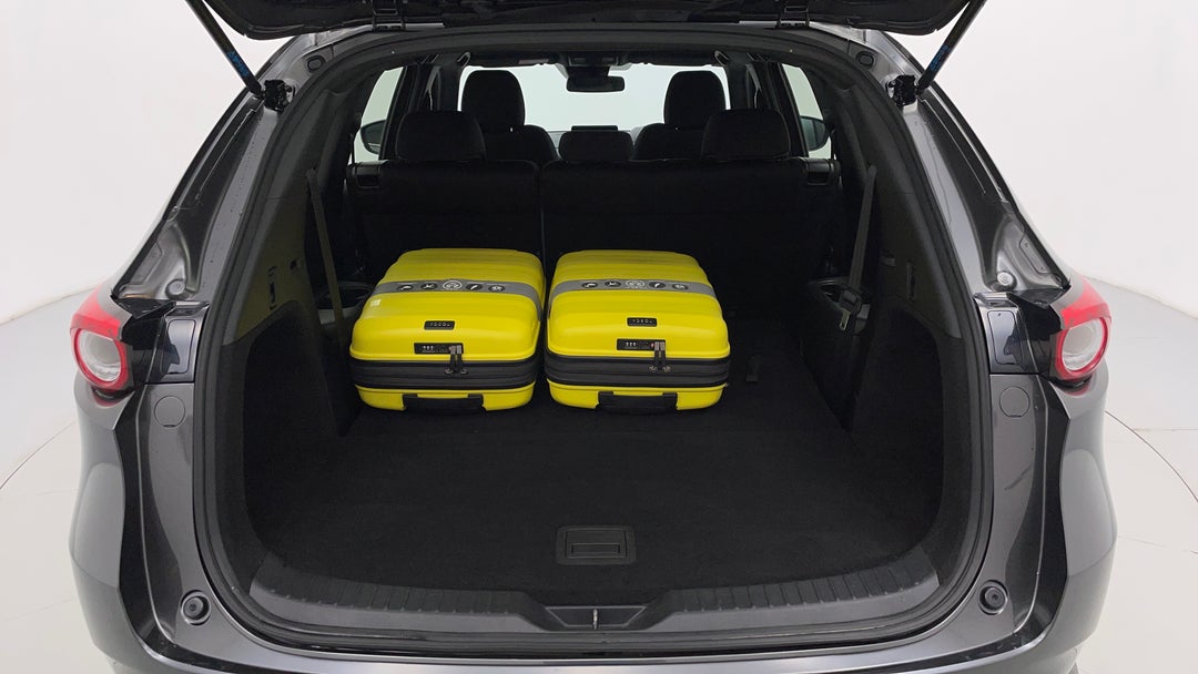 Boot Inside View with Luggage