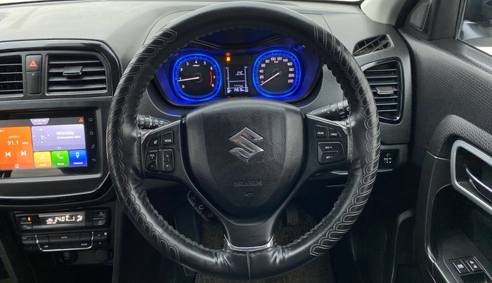2020 Maruti Vitara Brezza ZXI +, Petrol, Manual, 15,421 km, Steering Wheel Close Up