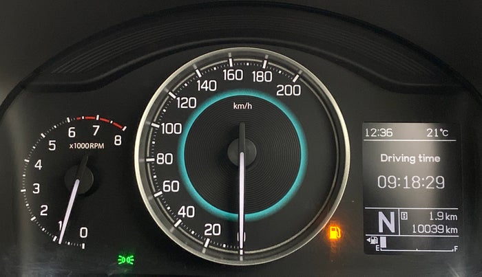 2021 Maruti IGNIS ZETA 1.2 K12 AMT, Petrol, Automatic, 10,298 km, Odometer Image
