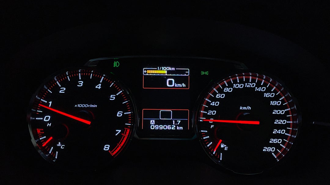 2018 Subaru WRX Premium (awd), Manual, 99062 km, Odometer View