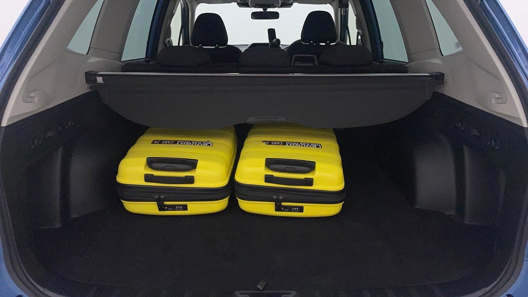 Boot Inside View with Luggage