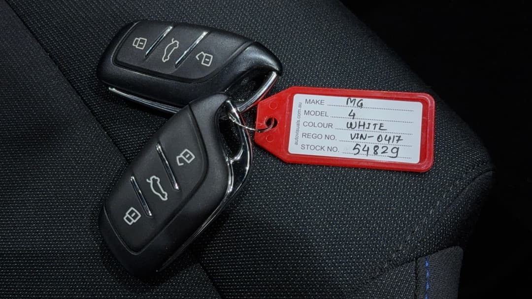 2024 MG Mg4 Excite 51, Automatic, 21481 km, Key Close-up