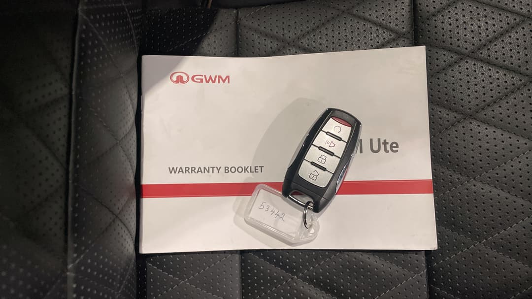 2021 GWM Ute Cannon-X (4x4), Automatic, 81156 km, Key Close-up