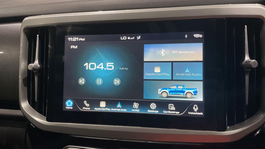 2021 GWM Ute Cannon-X (4x4), Automatic, 81156 km, Infotainment System