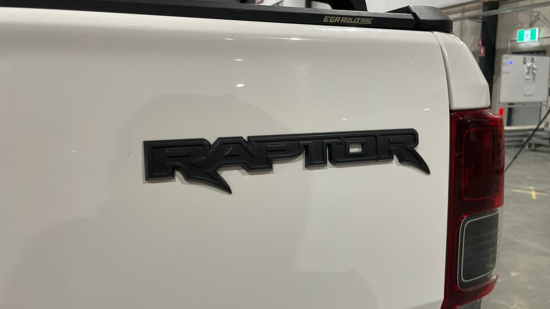 2021 Ford Ranger Raptor 2.0 (4x4), Automatic, 70268 km, Badge (Boot Right Side)