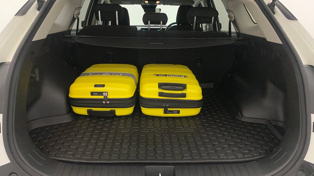 Boot Inside View with Luggage