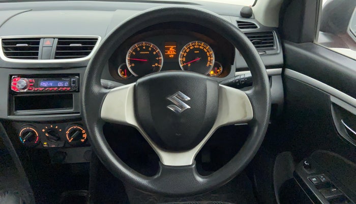 2012 Maruti Swift VXI D, Petrol, Manual, 35,800 km, Steering Wheel Close Up