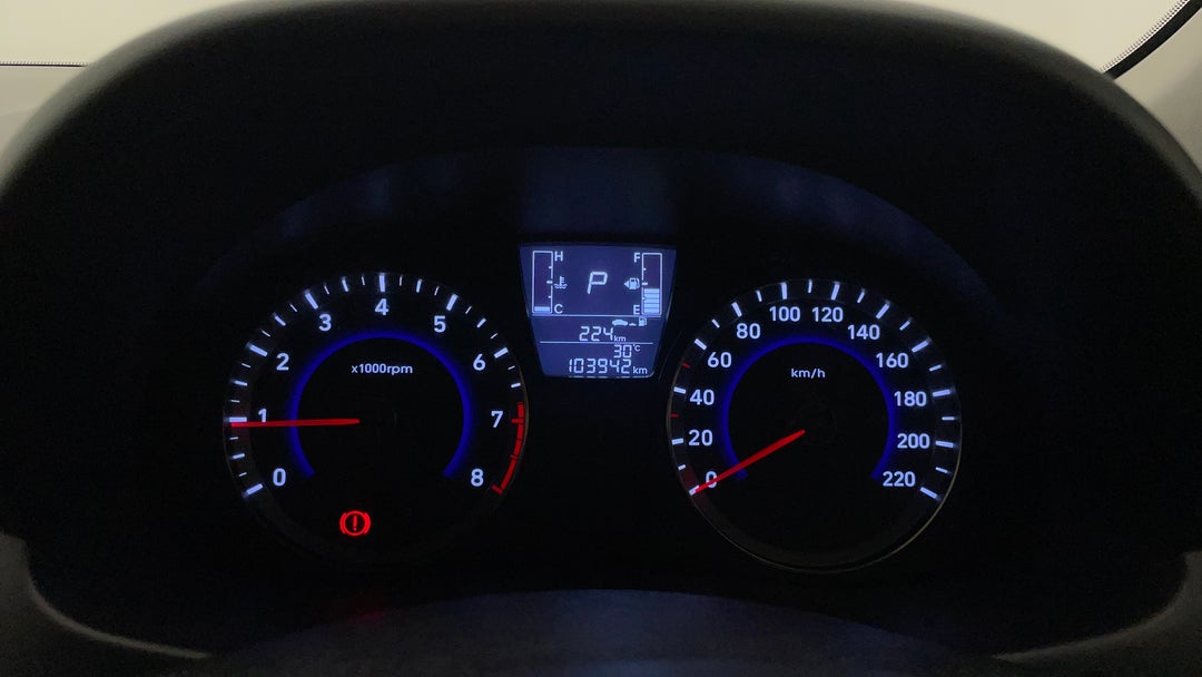 2019 Hyundai Accent Sport, Automatic, 103942 km, Odometer View